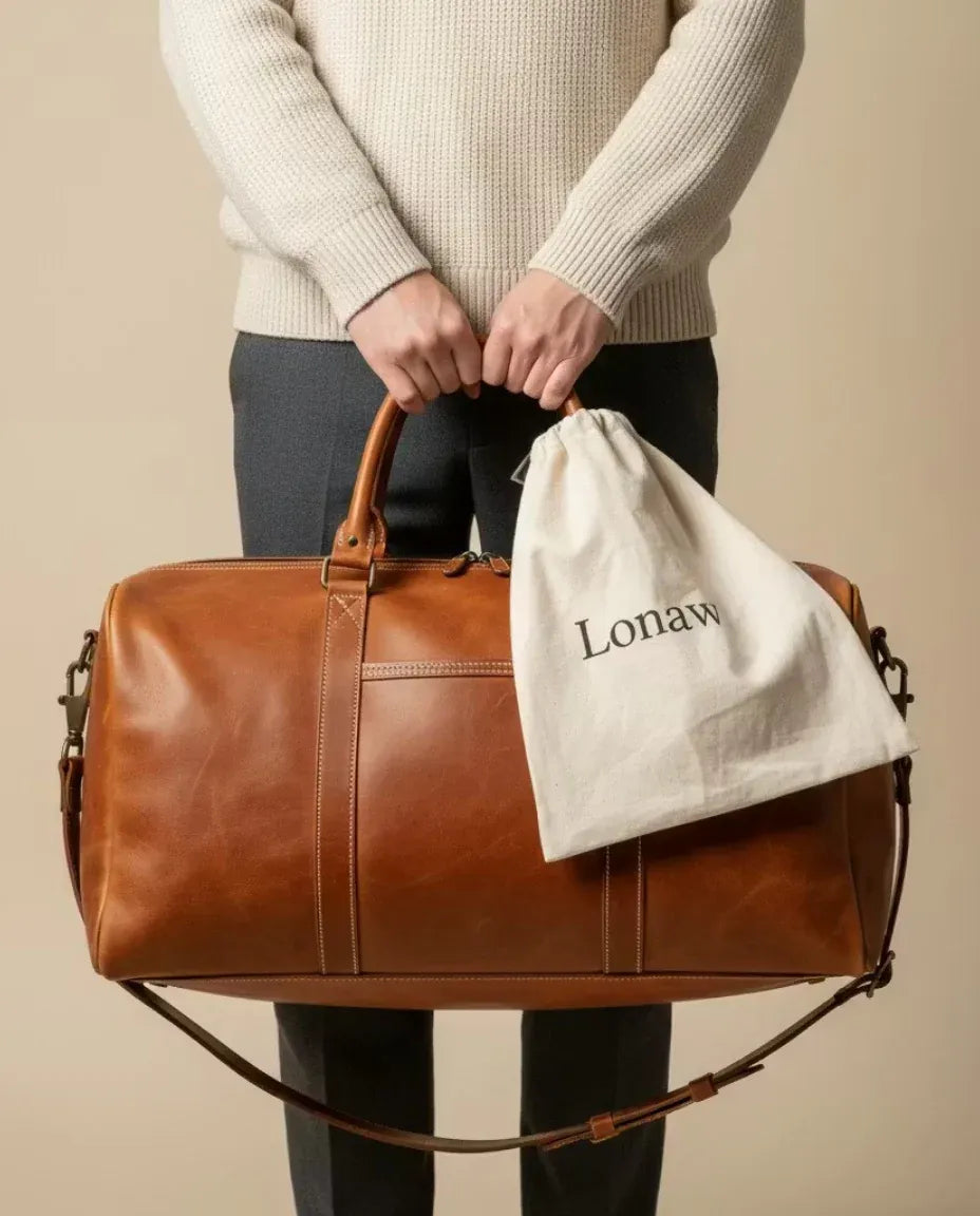 Men's Leather Duffel Bags